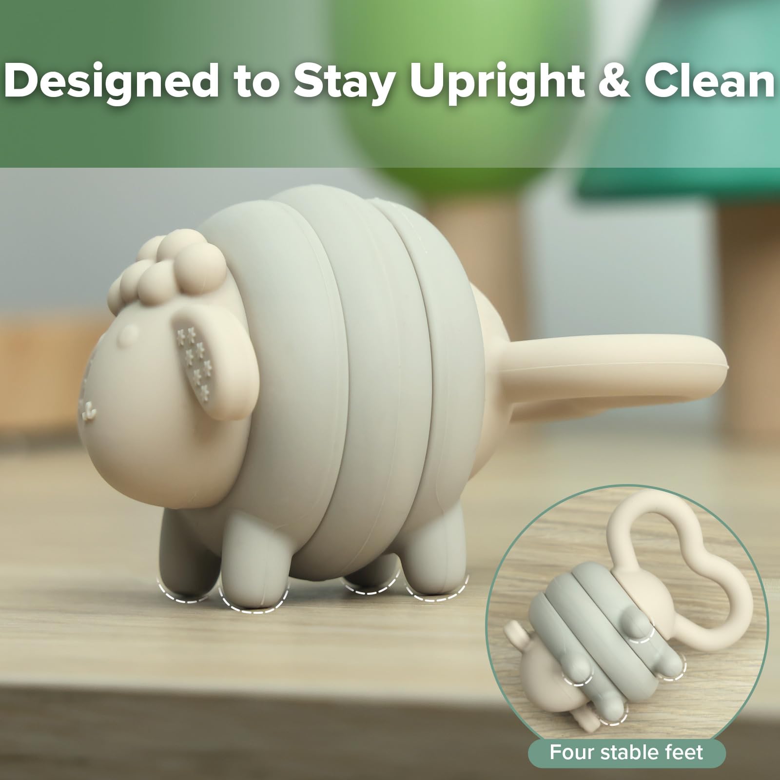 haakaa-silicone-baby-teether-rotating-ring-sheep-design-textured-chewable-easy-g image 6