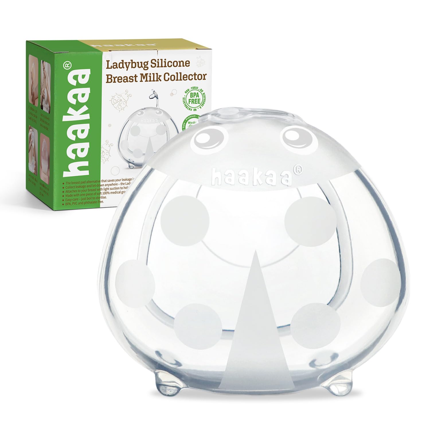 haakaa-ladybug-breast-milk-collector-2-5-oz-1-piece image 1