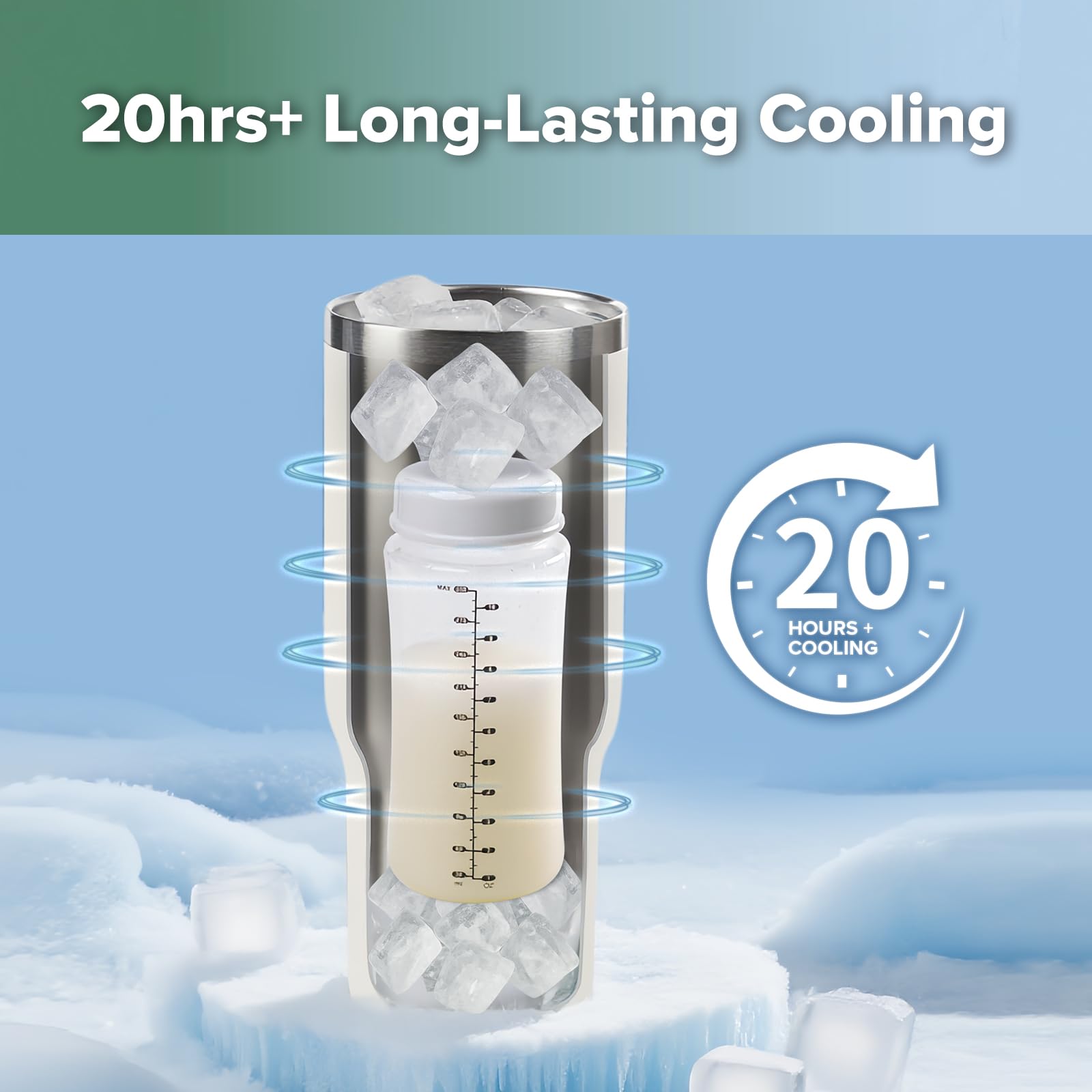 haakaa-portable-breastmilk-cooler-30oz-900ml-with-300ml-bottle-and-duo-lid image 3