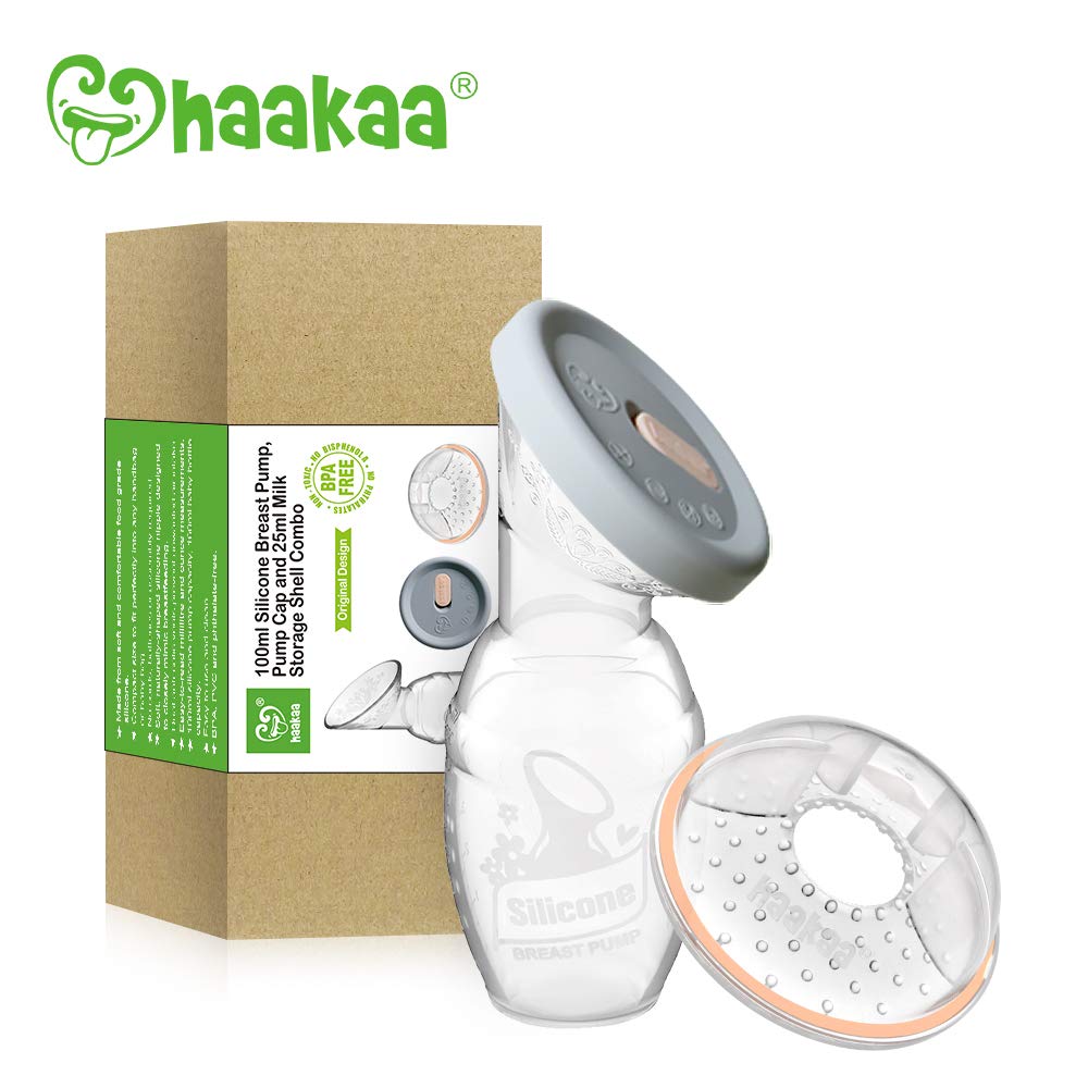 haakaa-manual-breast-pump-with-lid-and-breast-milk-collector-4oz-100ml image 8