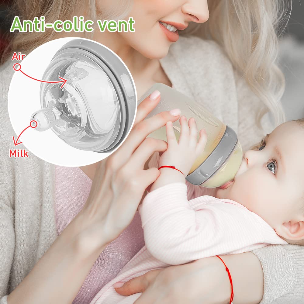 haakaa-gen-3-silicone-breast-pump-8oz-250ml-with-baby-bottle-teat-flower-stopper image 4