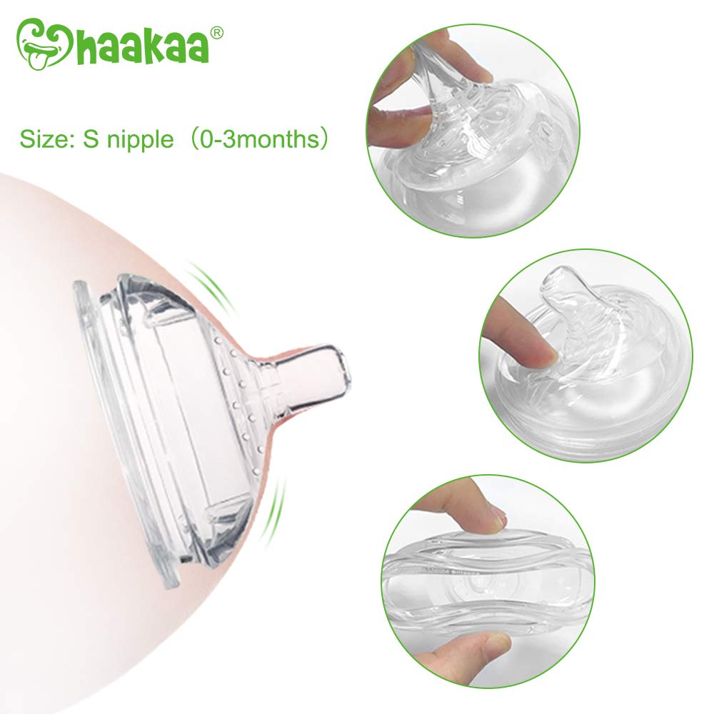 haakaa-gen-3-manual-breast-pump-with-feeding-set-160ml-5-4oz-food-grade-silicone image 7