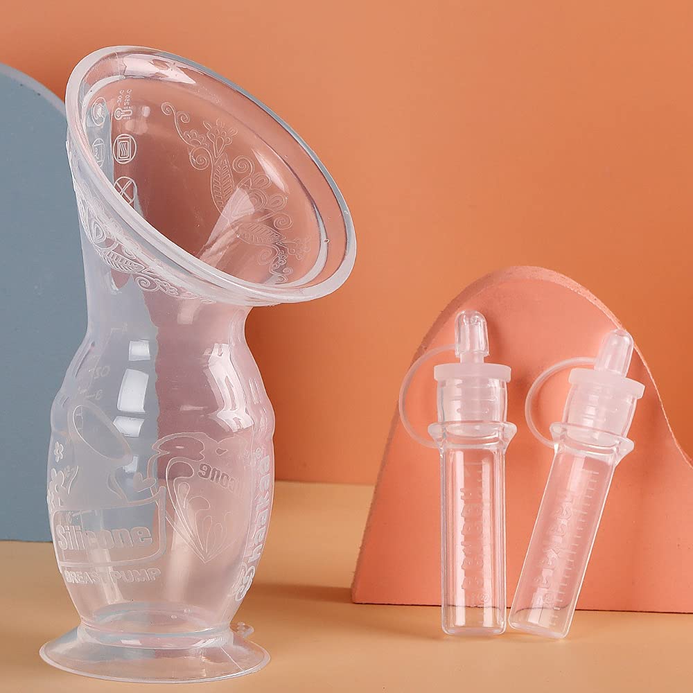 haakaa-gen-2-manual-breast-pump-colostrum-collector-set-100ml-4oz-with-base image 2