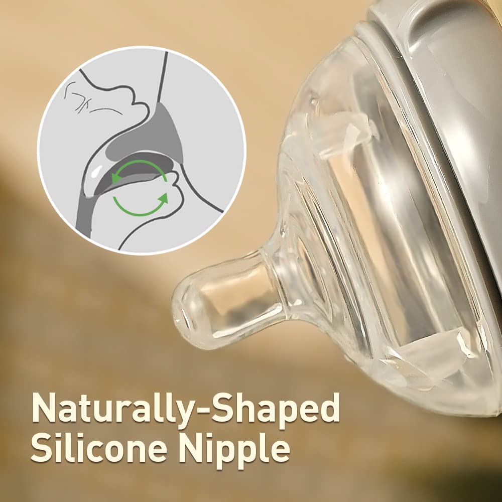 haakaa-gen-3-silicone-baby-bottle-160ml-5oz-anti-colic-nipple-grey image 3