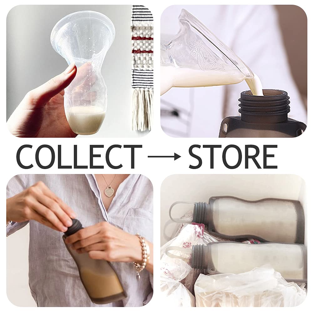 haakaa-manual-breast-pump-without-suction-base-silicone-storage-bag-combo-4oz-10 image 2