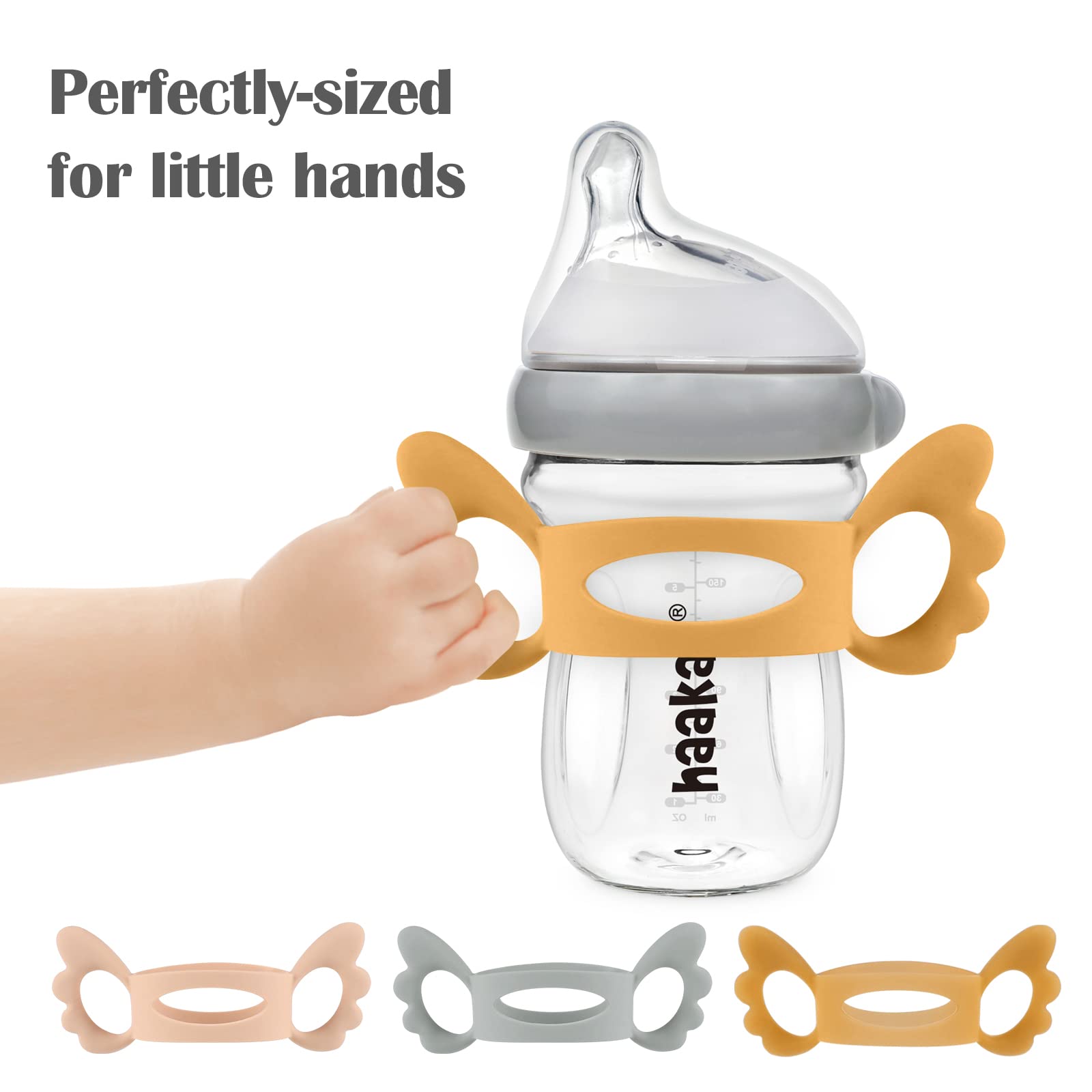 haakaa-gen-3-glass-bottle-handle-silicone-baby-bottle-grip-for-wide-neck-bottles image 5