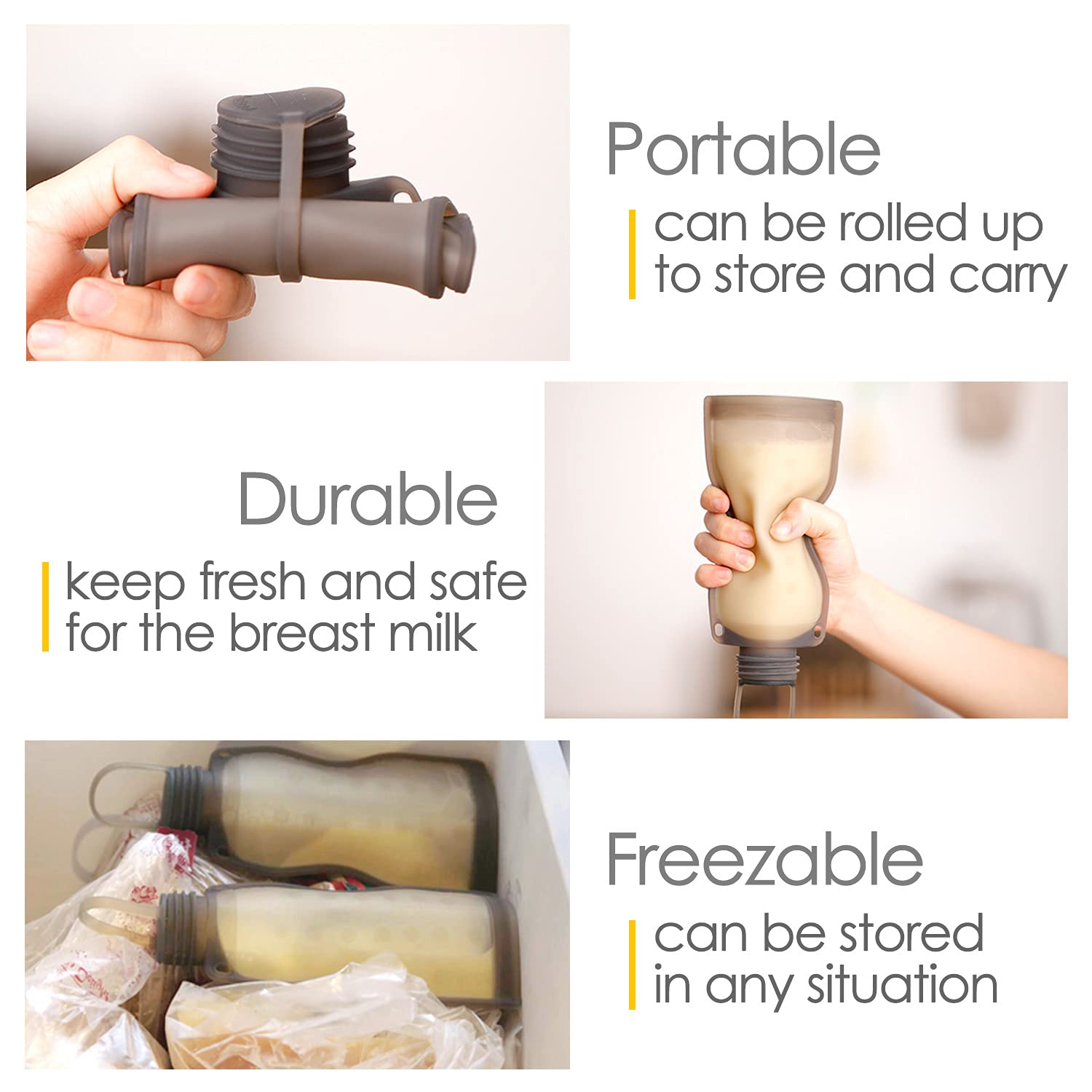 haakaa-manual-breast-pump-without-suction-base-silicone-storage-bag-combo-4oz-10 image 4