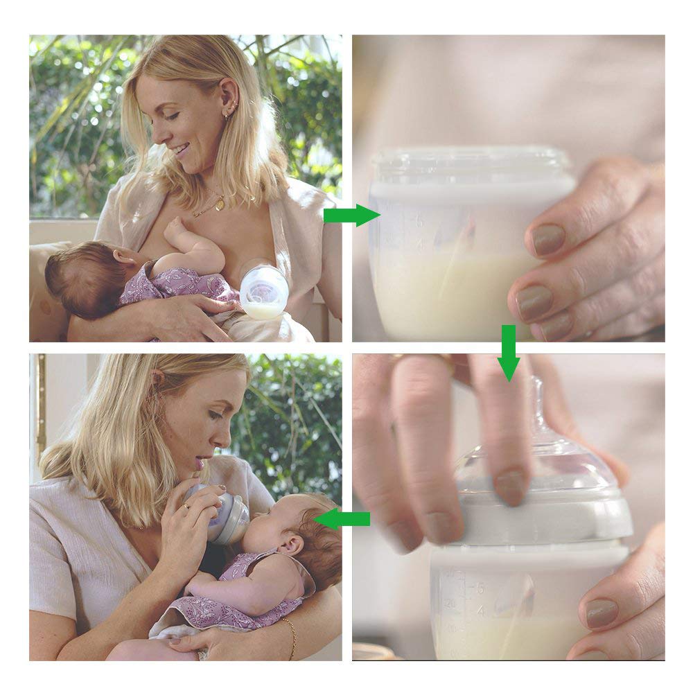 haakaa-gen-3-manual-breast-pump-with-feeding-set-160ml-5-4oz-food-grade-silicone image 5