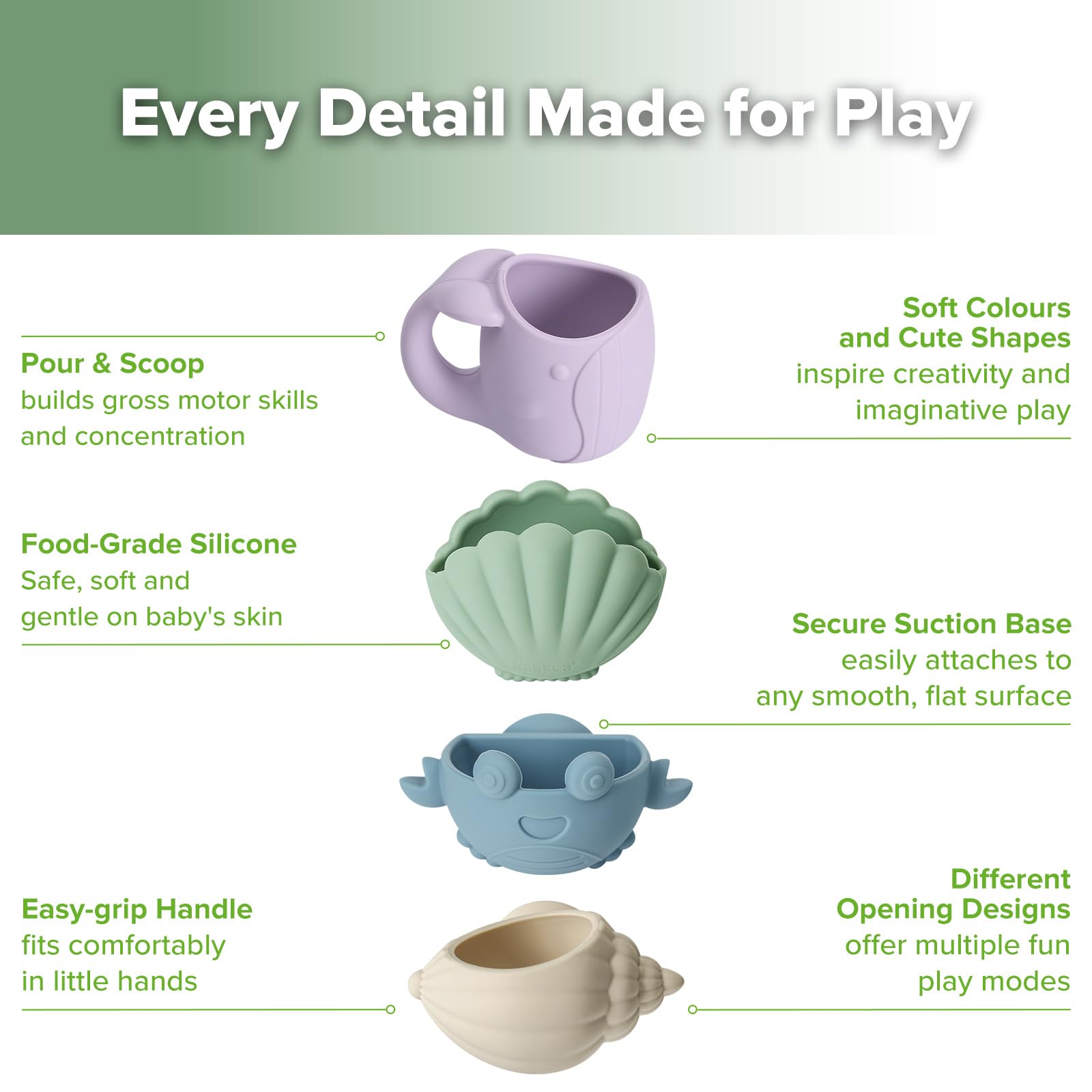 haakaa-tidal-tribe-waterfall-bath-toy-set-mold-free-food-grade-silicone-pouring- image 4