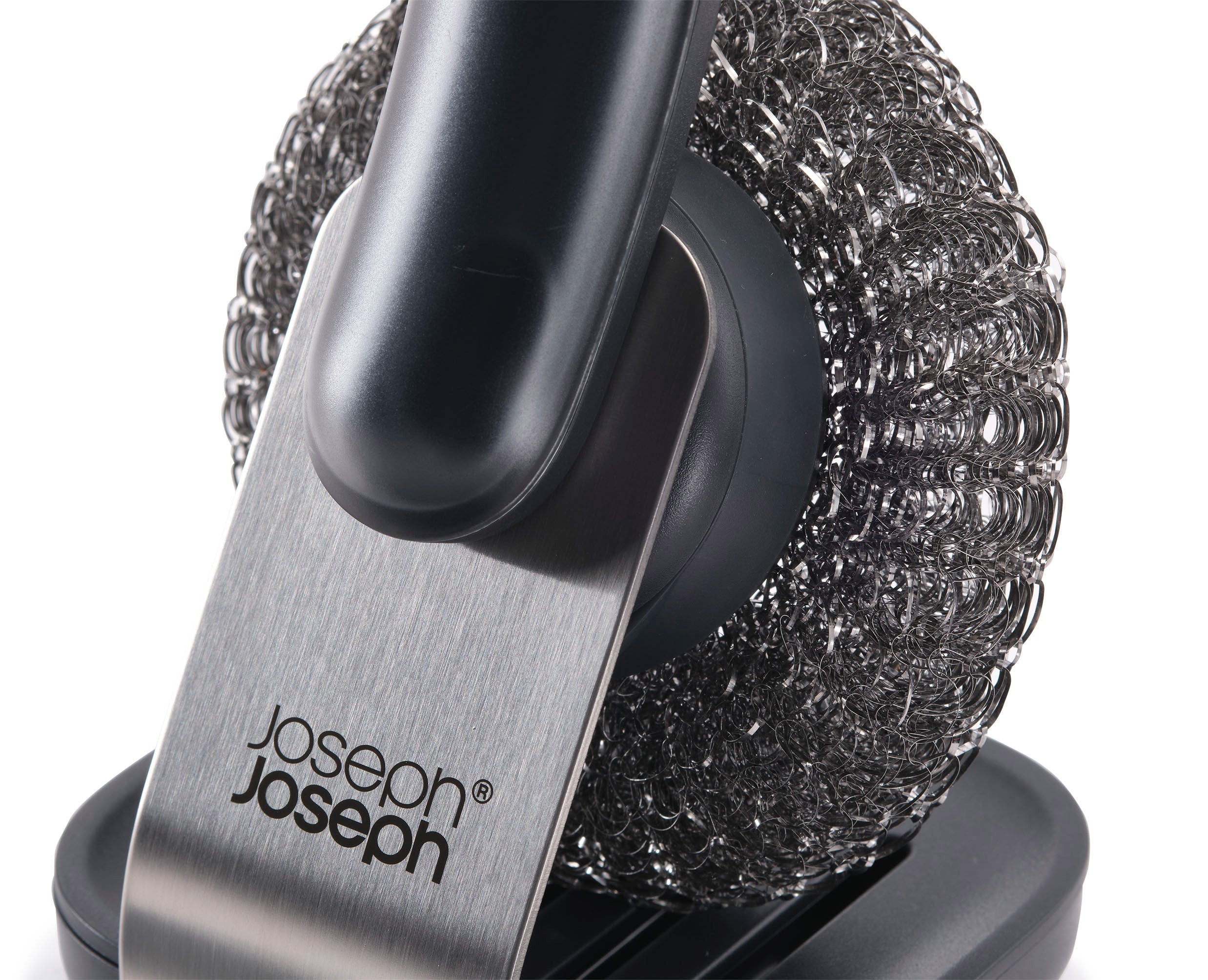 joseph-joseph-sinktech-washing-up-brush-set-with-steel-stand-drip-tray-extra-hea image 6