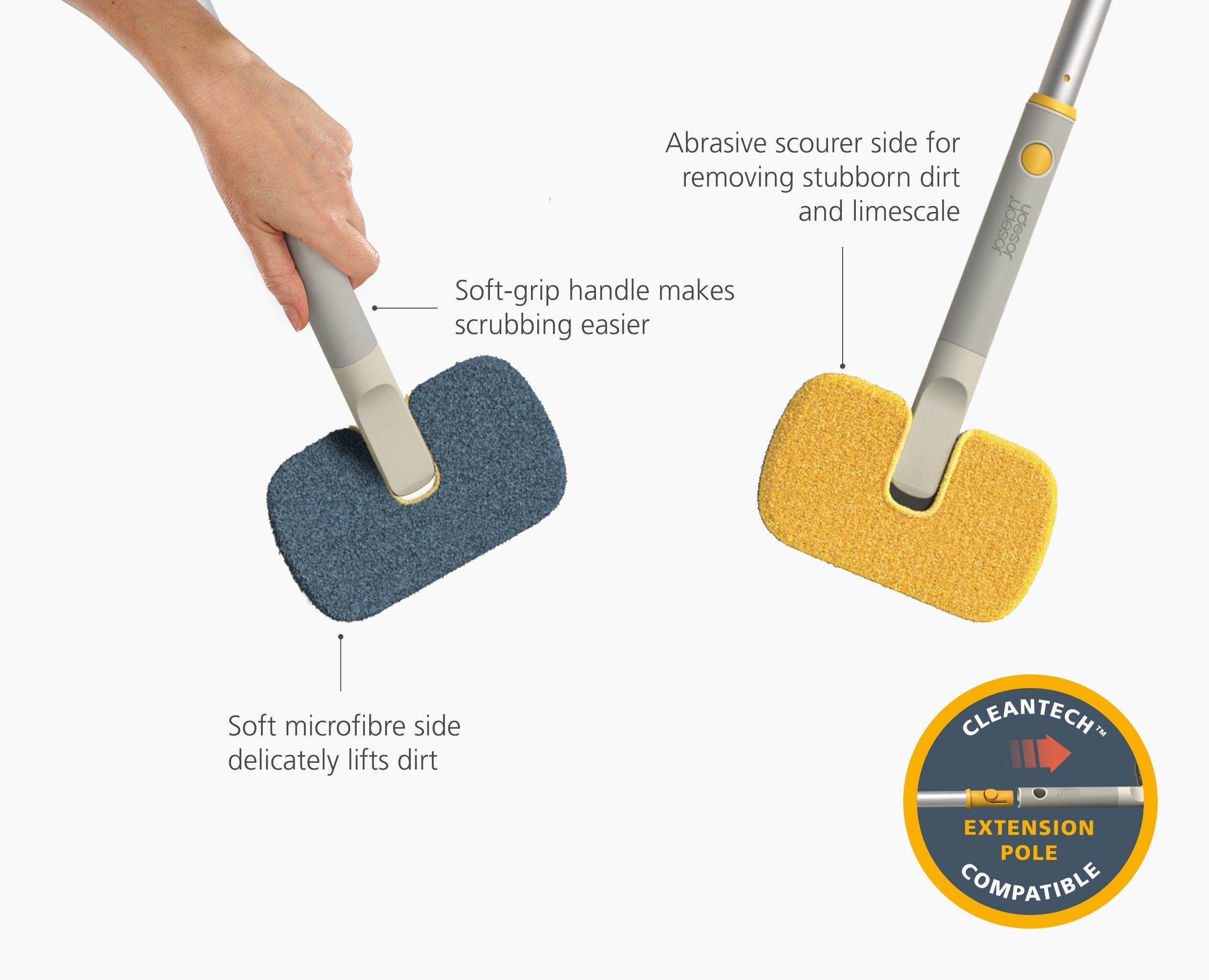 joseph-joseph-cleantech-2-in-1-surface-scrubber-tool image 6