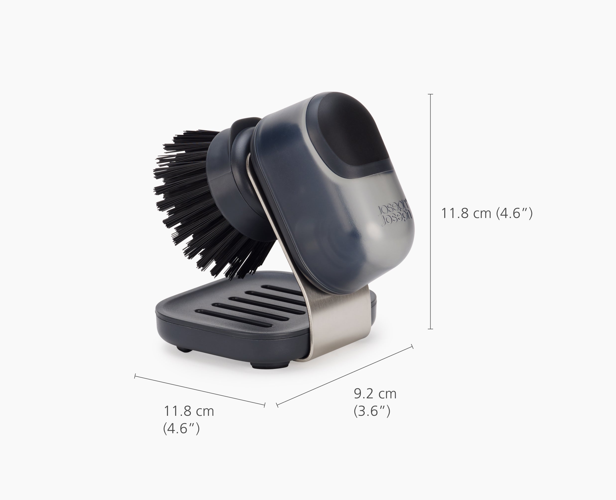 joseph-joseph-sinktech-compact-soap-dispensing-washing-up-brush-with-steel-stand image 7