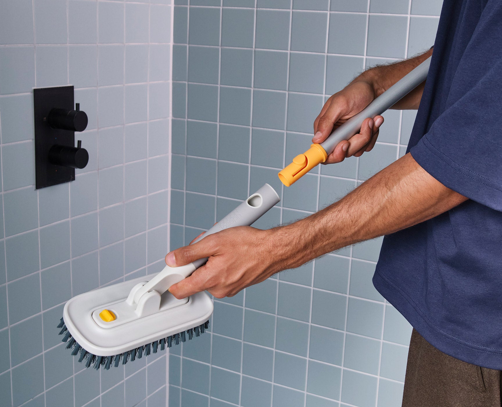 joseph-joseph-cleantech-2-piece-tile-scrubber-spot-cleaning-tool-set image 6