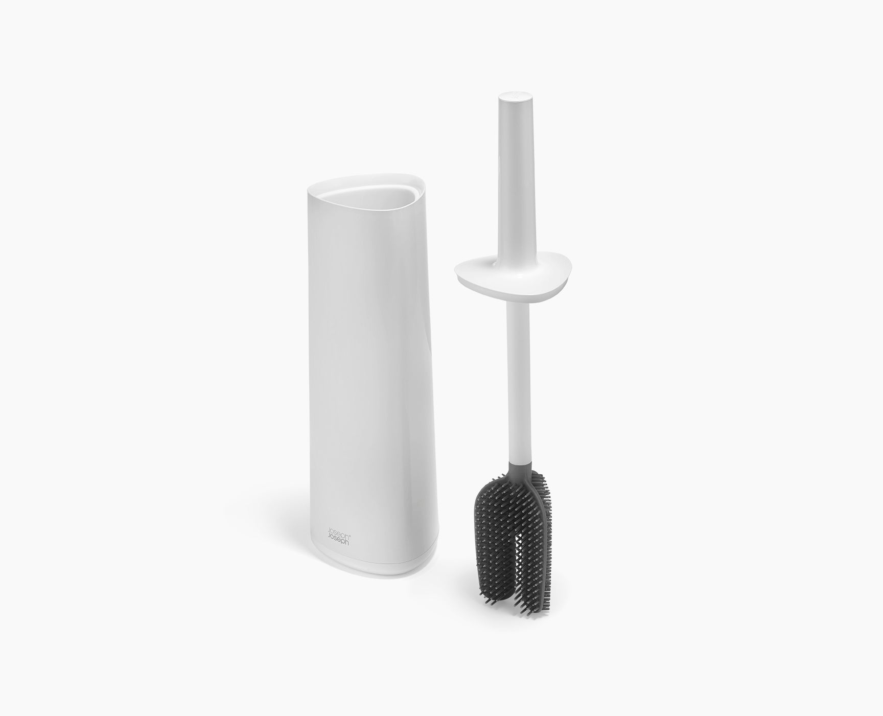 joseph-joseph-flex-360-gloss-white-toilet-brush-with-holder image 1