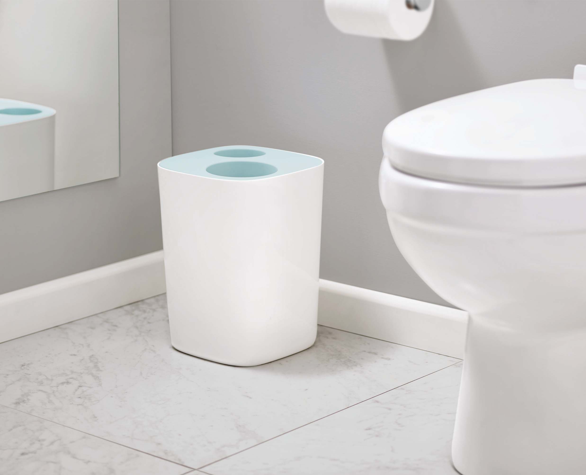 joseph-joseph-split-8l-light-blue-waste-recycling-bin image 3