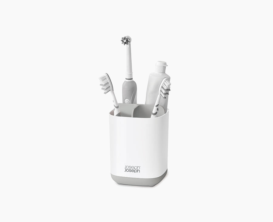 joseph-joseph-easystore-light-grey-toothbrush-holder image 1
