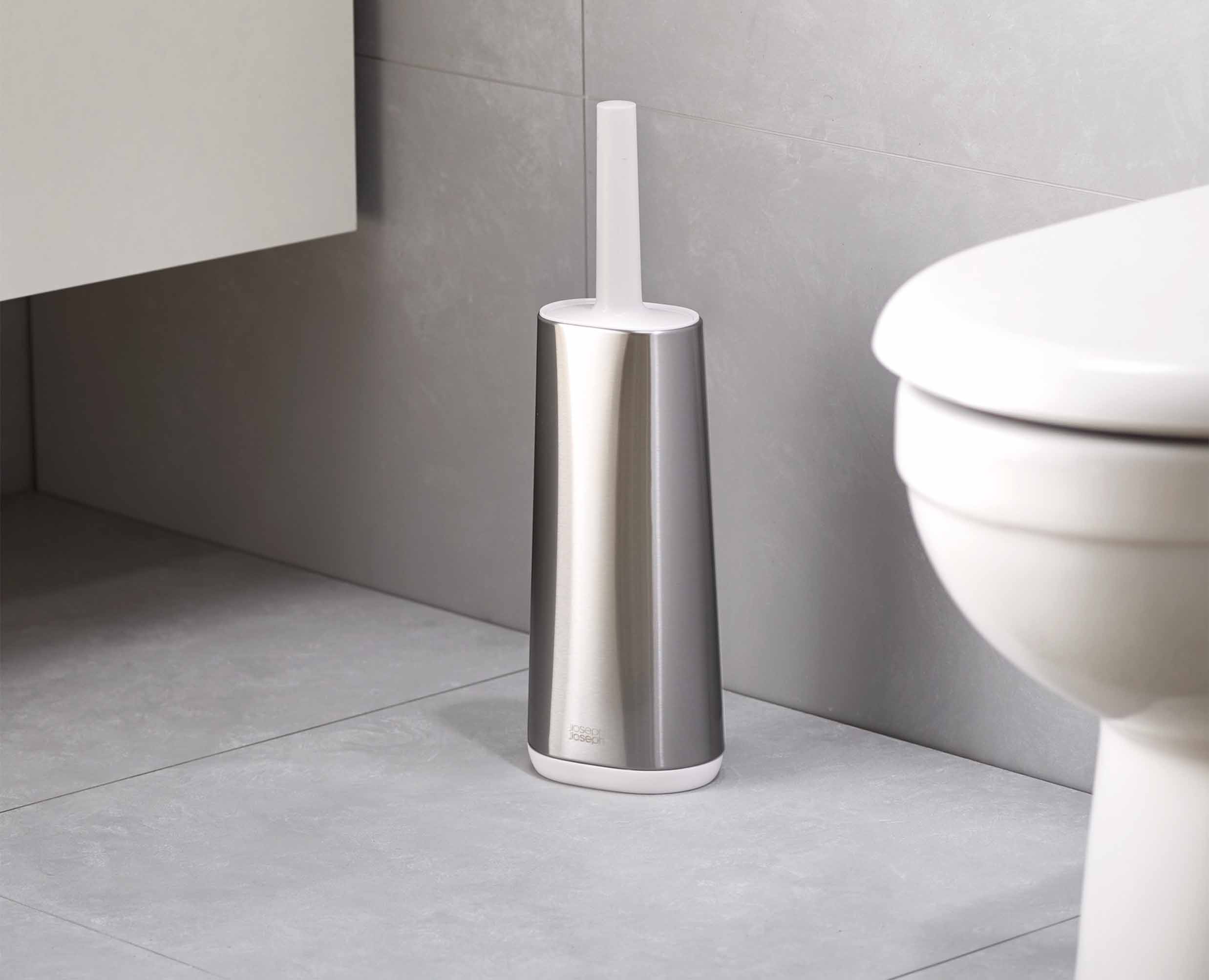 joseph-joseph-flex-stainless-steel-toilet-brush-with-d-shaped-flexible-head image 3