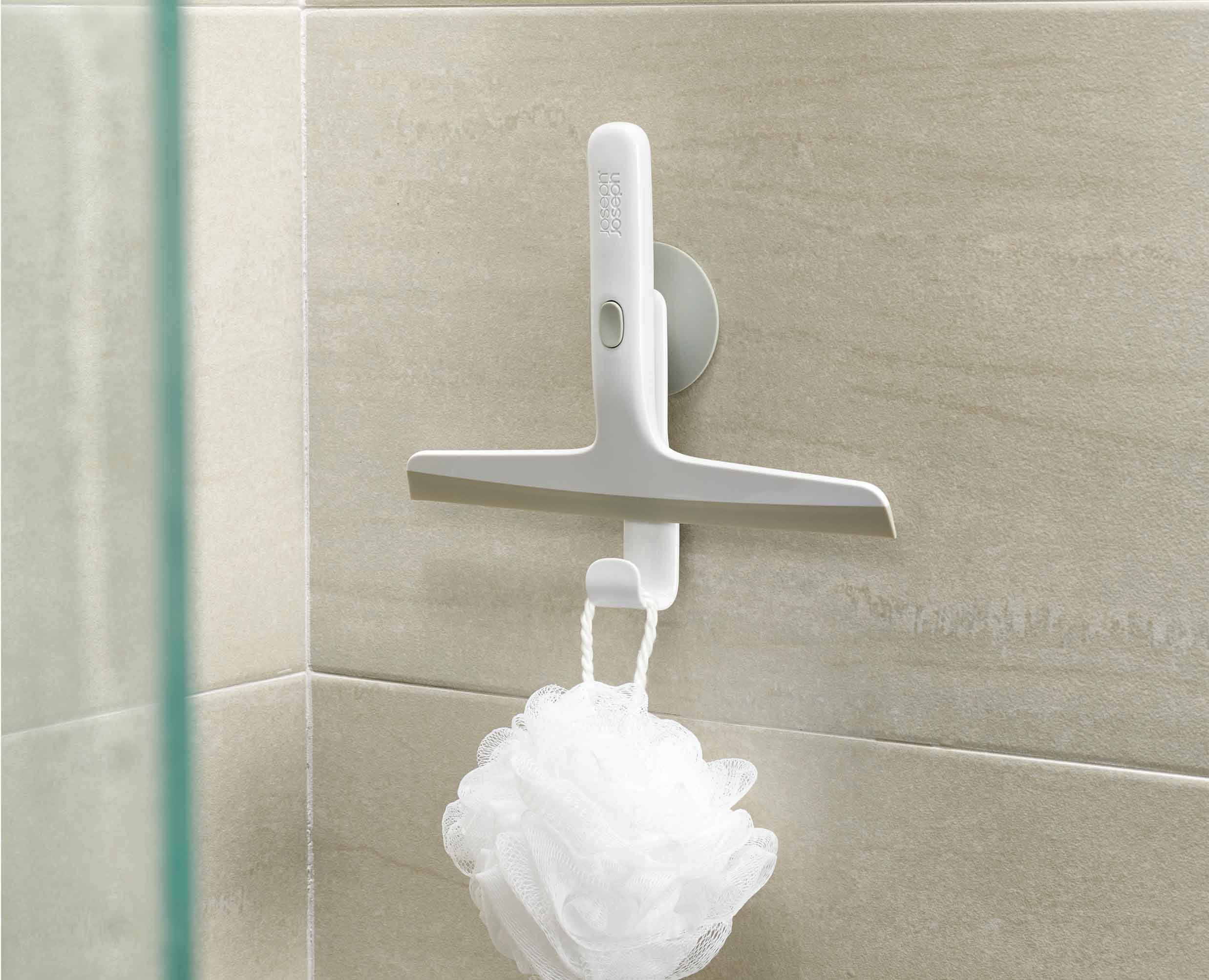 joseph-joseph-easystore-light-grey-shower-squeegee-with-storage-hook image 4