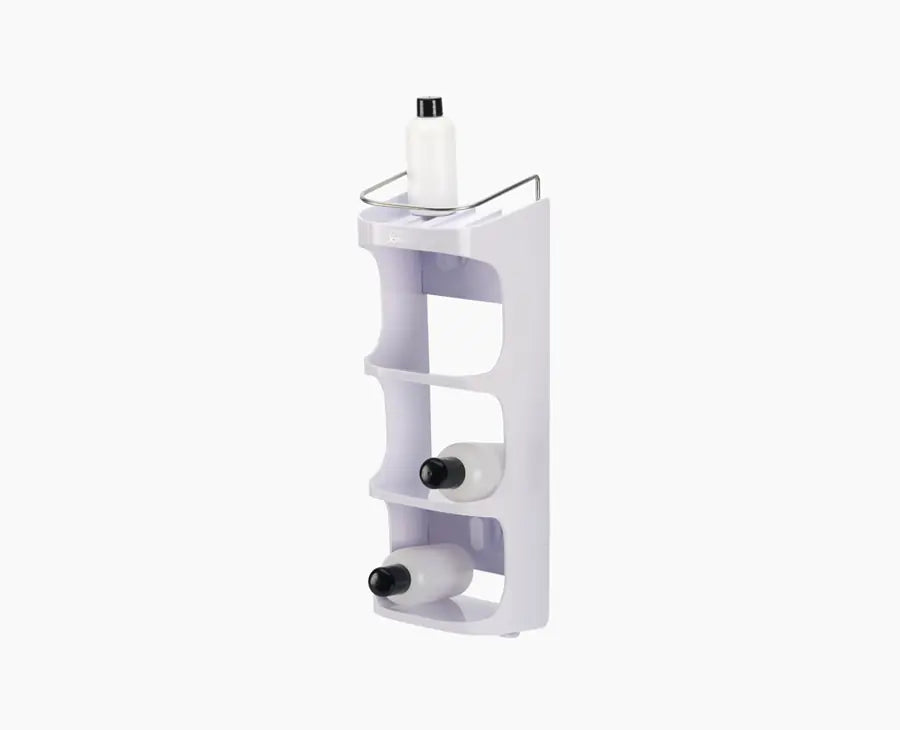 joseph-joseph-capsule-4-tier-white-shower-shelf-space-saving-storage image 1