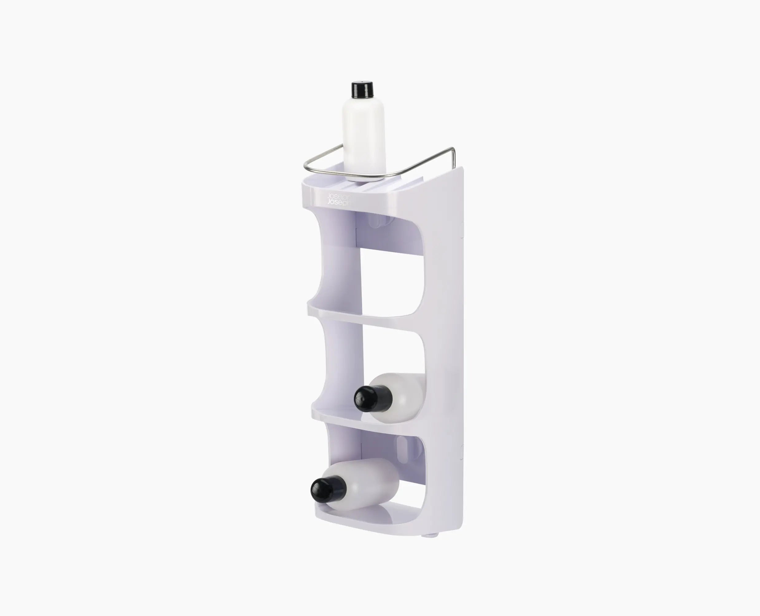joseph-joseph-capsule-4-tier-white-shower-shelf-space-saving-storage image 4