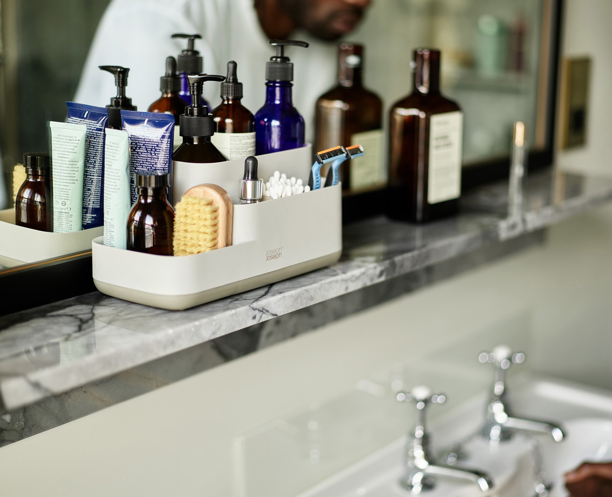 joseph-joseph-matt-ecru-bathroom-set-5-pieces image 5