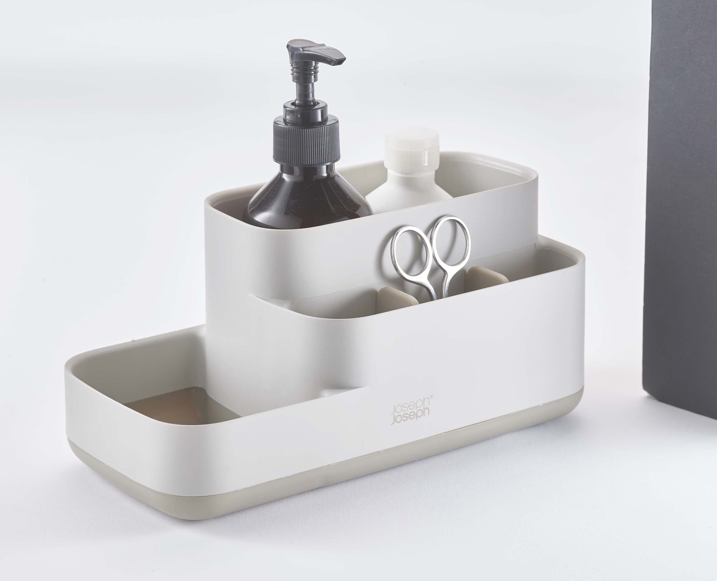 joseph-joseph-easystore-matt-ecru-bathroom-storage-caddy image 4