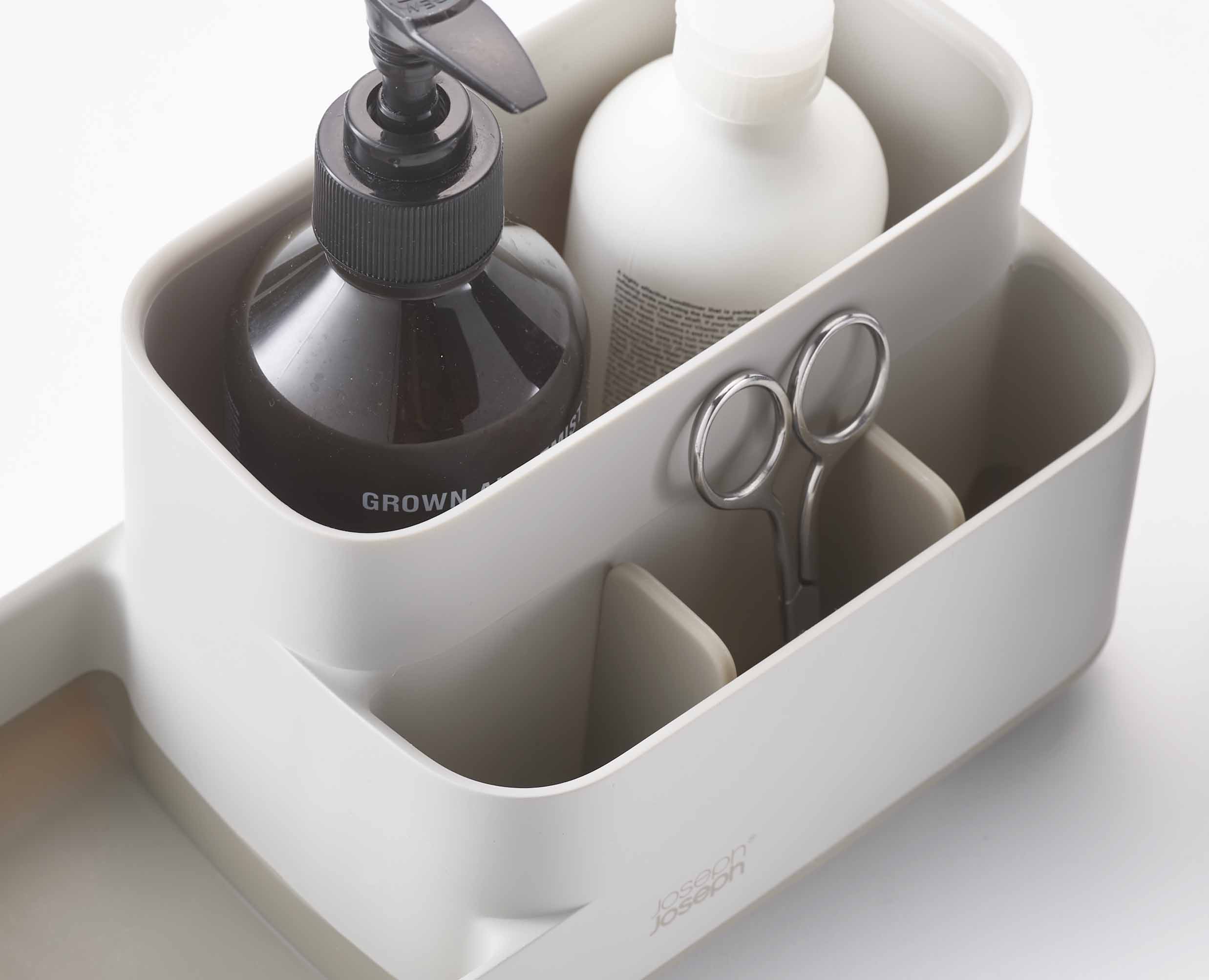 joseph-joseph-easystore-matt-ecru-bathroom-storage-caddy image 6