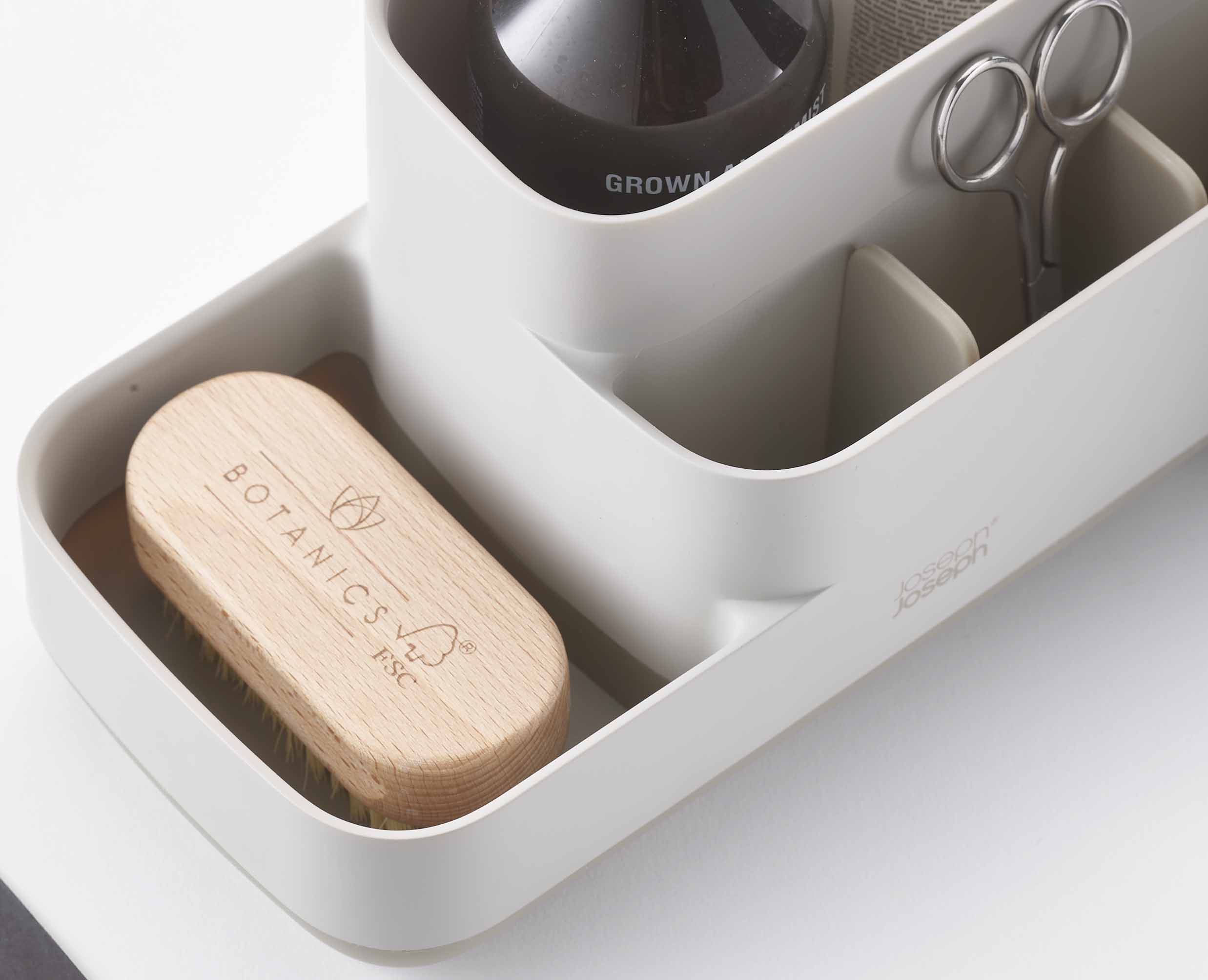 joseph-joseph-easystore-matt-ecru-bathroom-storage-caddy image 7
