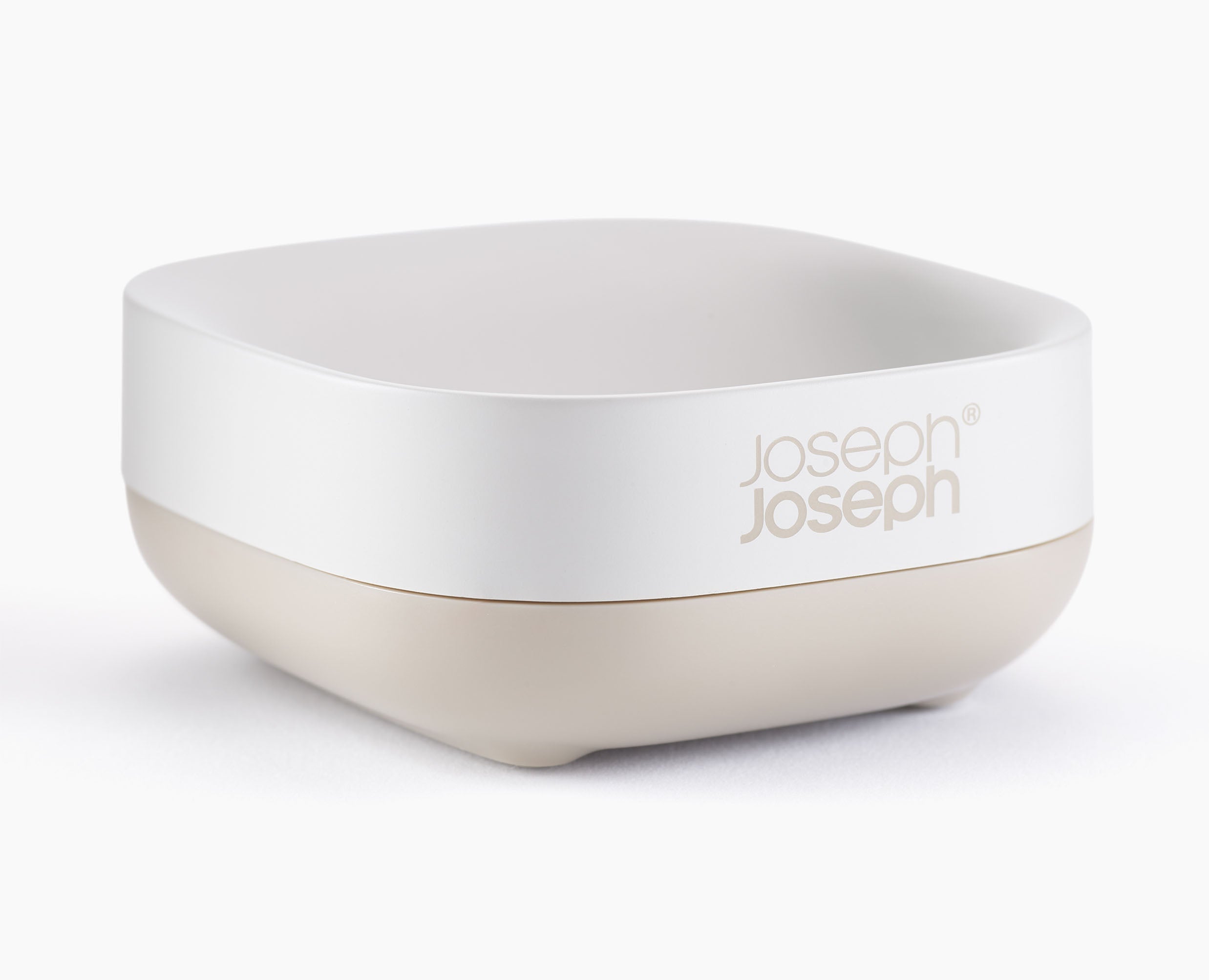 joseph-joseph-slim-compact-matt-ecru-soap-dish image 5