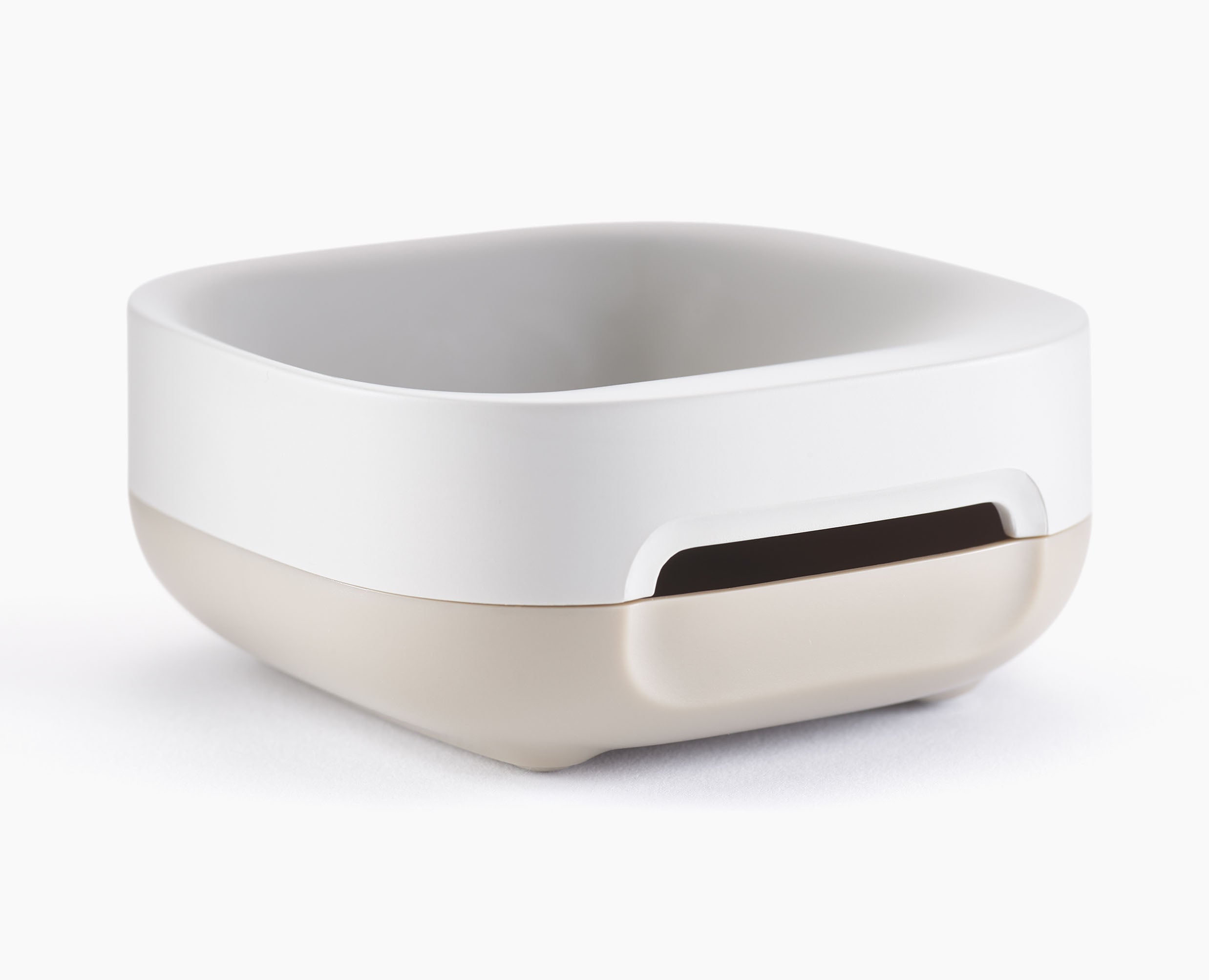joseph-joseph-slim-compact-matt-ecru-soap-dish image 6