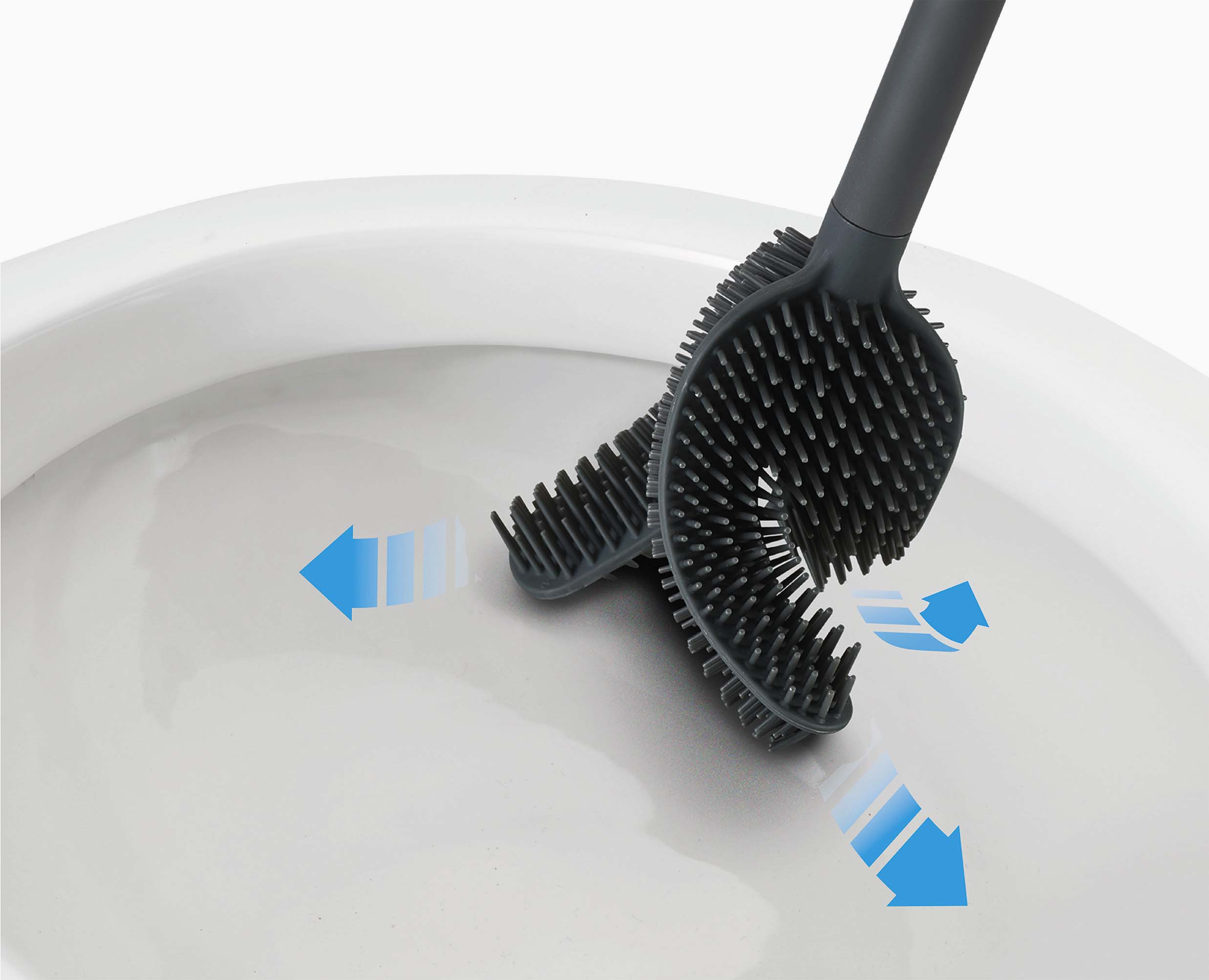 joseph-joseph-flex-360-luxe-toilet-brush-with-stainless-steel-finish image 4