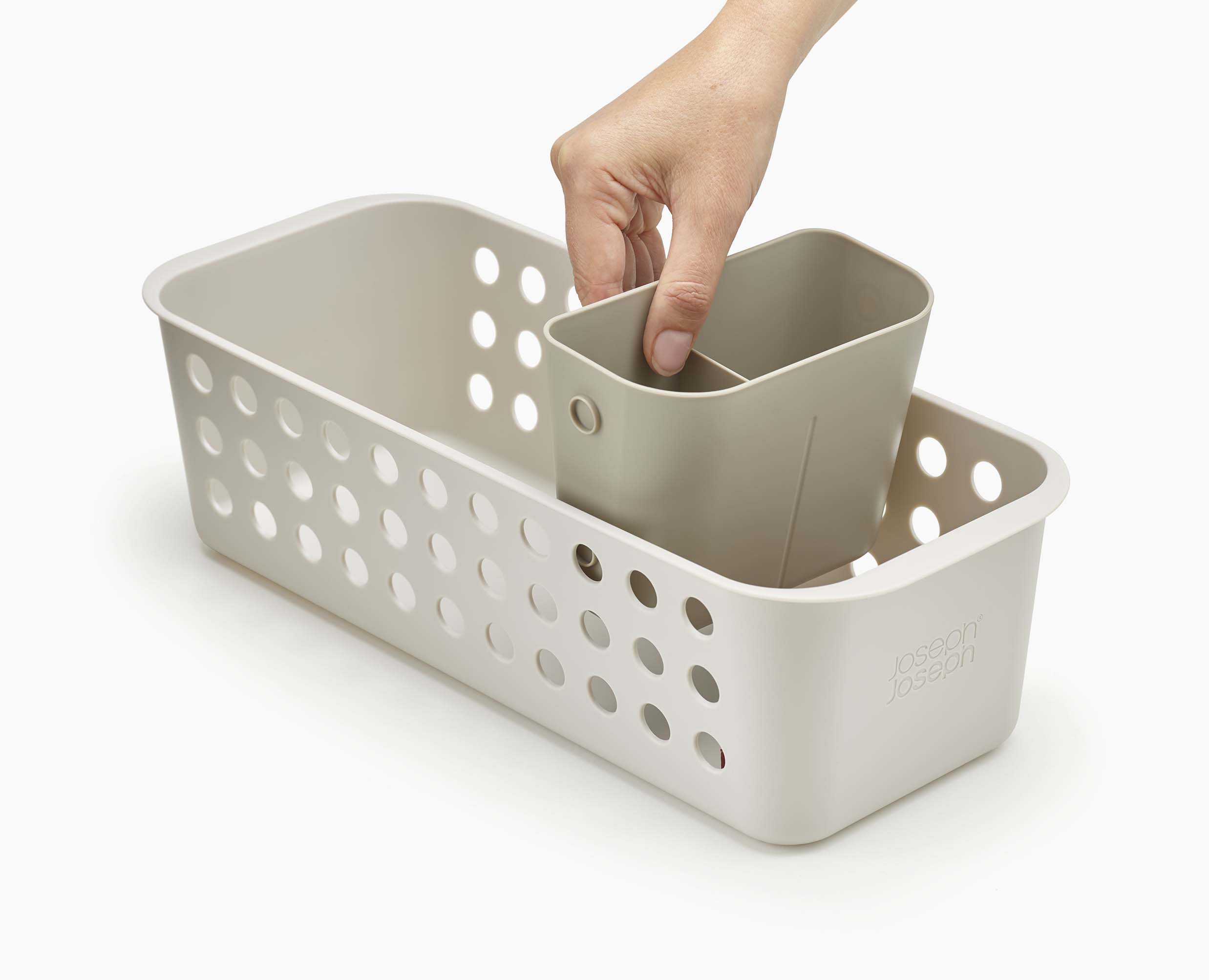 joseph-joseph-easystore-slimline-ecru-bathroom-storage-basket image 4