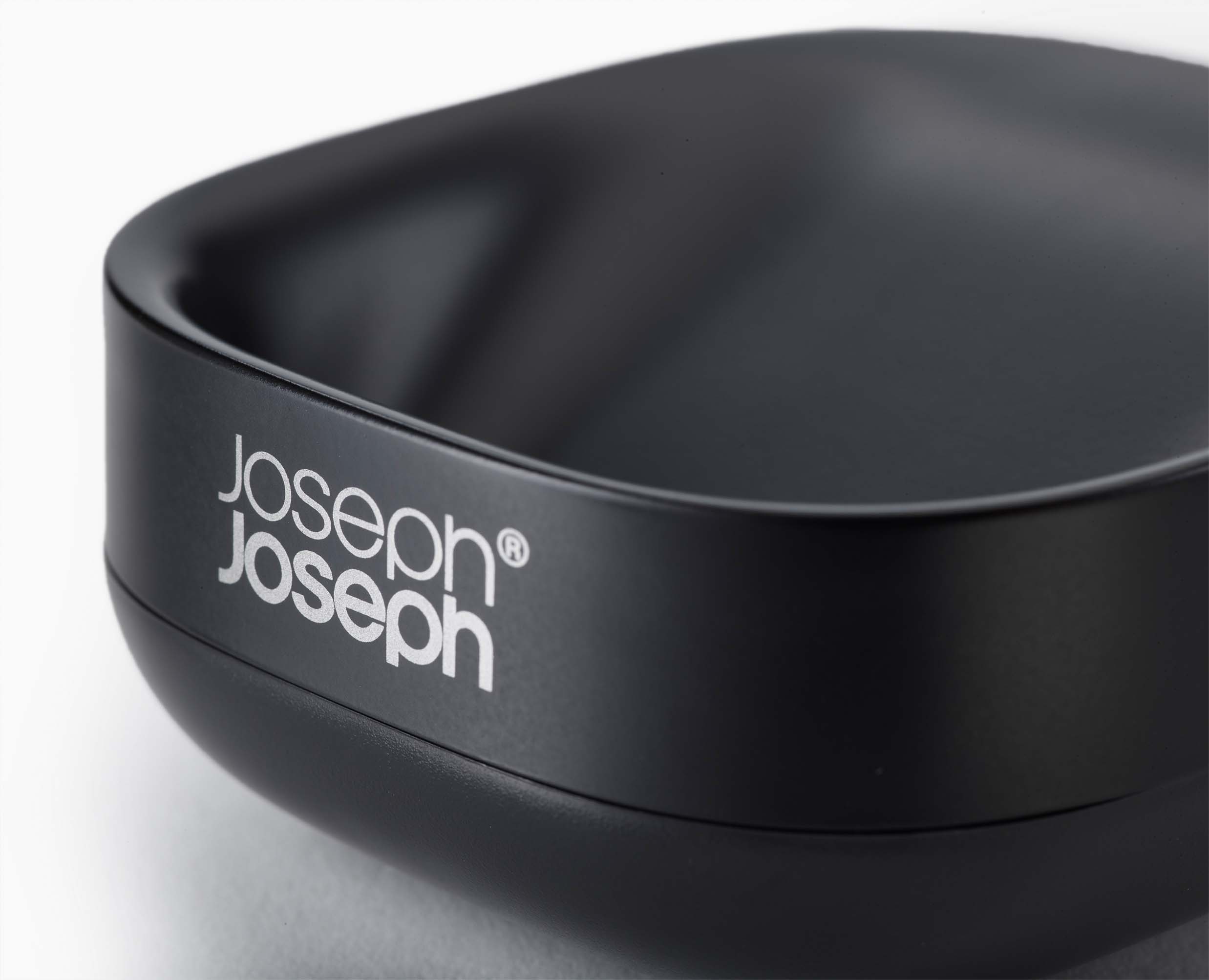joseph-joseph-slim-compact-matt-black-soap-dish image 4