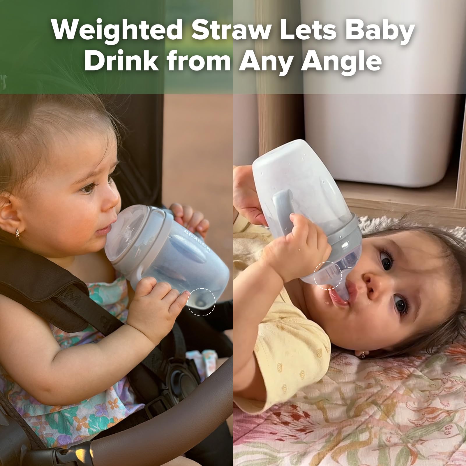 haakaa-weighted-straw-sippy-cup-for-6-months-silicone-baby-straw-cup-with-handle image 3