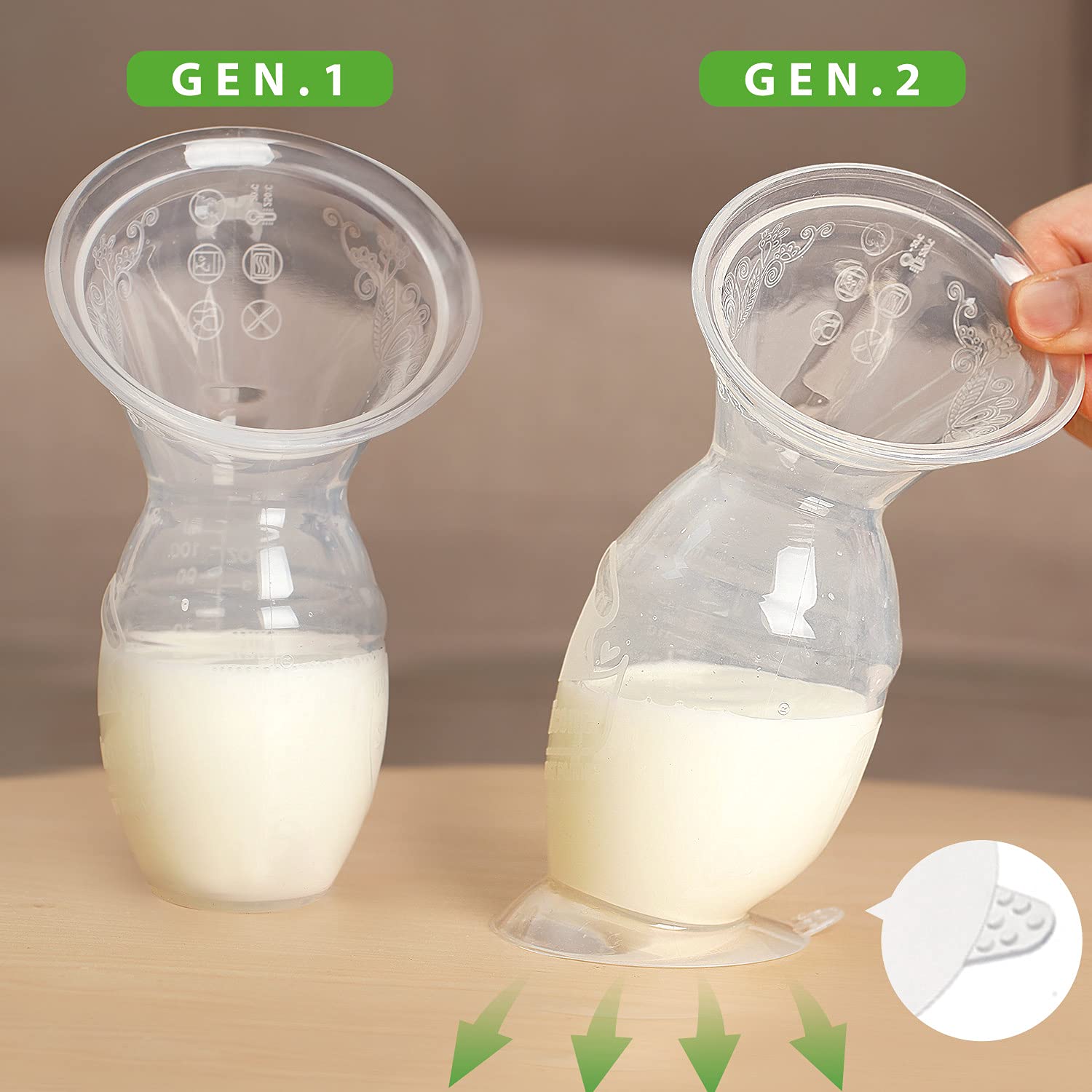 haakaa-manual-breast-pump-with-suction-base-silicone-storage-bag-combo-4oz-100ml image 6