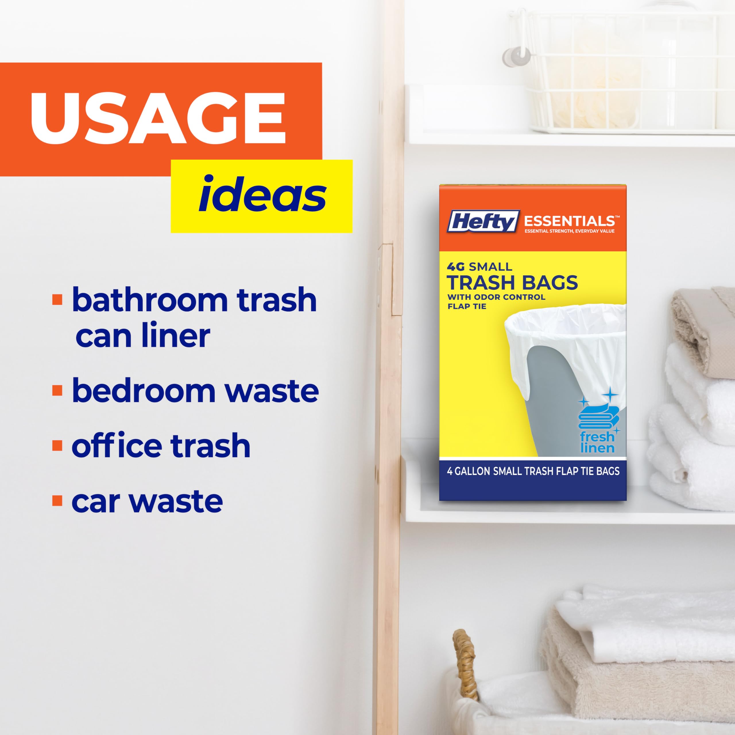 hefty-essentials-flap-tie-4-gallon-trash-bags-52-count-fresh-linen-scent-white-f image 5