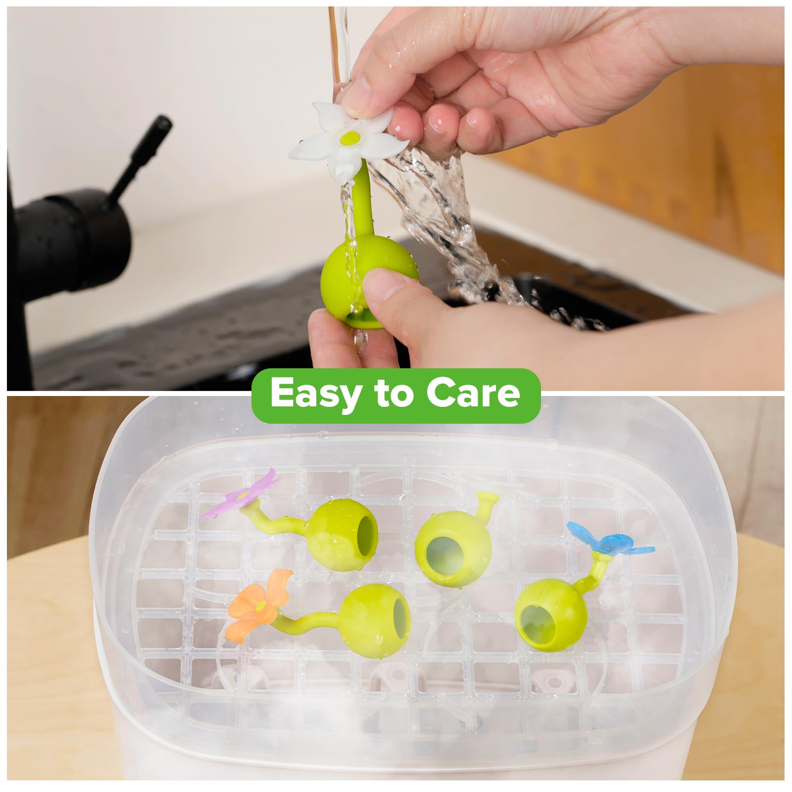 haakaa-silicone-flower-stopper-for-breast-pump-100-food-grade-silicone-compatibl image 5