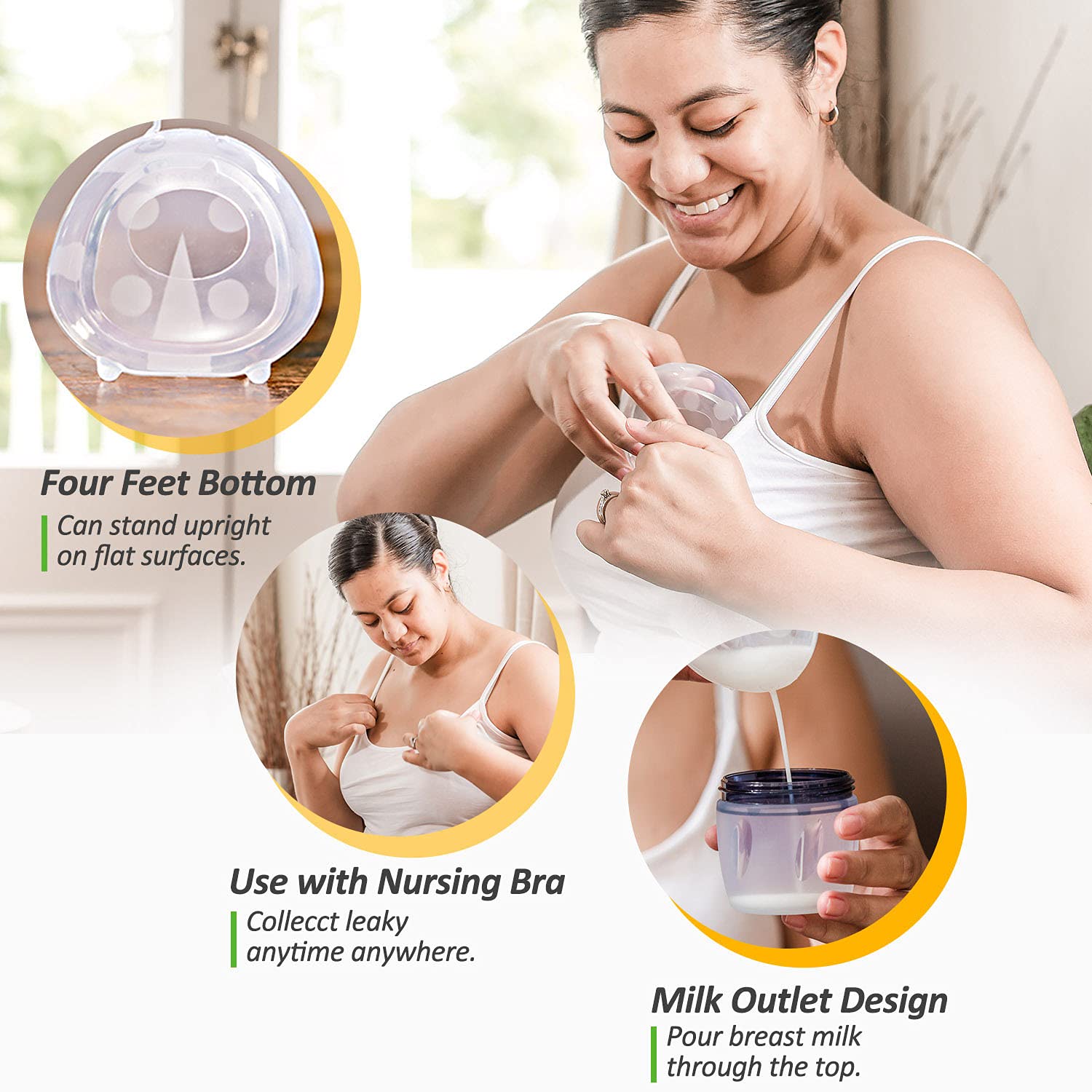 haakaa-silicone-breast-pump-with-breast-shells-strap-flower-stopper-7oz-200ml-ma image 5