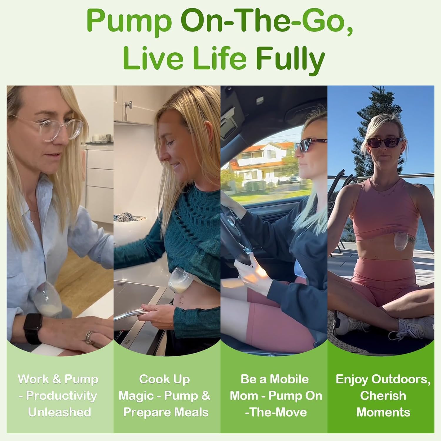 haakaa-manual-breast-pump-combo-4oz-100ml-classic-pump-2-5oz-75ml-shell-milk-col image 7