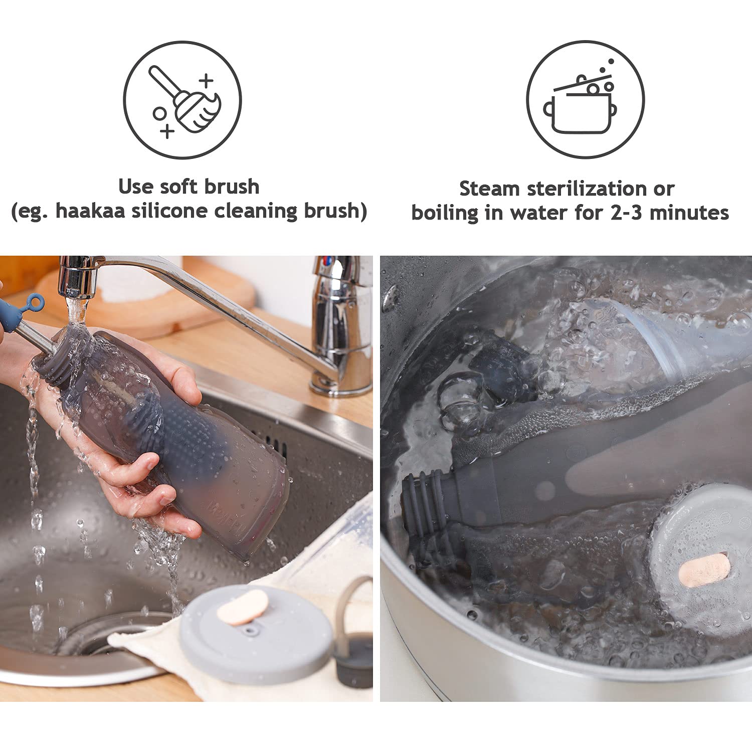 haakaa-manual-breast-pump-4oz-100ml-with-leakproof-lid-breastmilk-storage-bag-an image 5