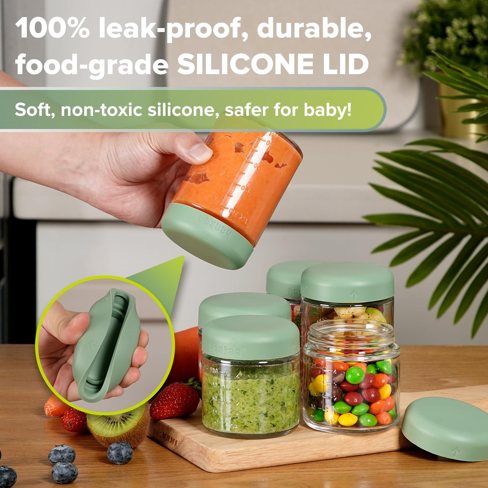 haakaa-reusable-glass-baby-food-storage-jars-with-silicone-lids-6-piece-set-4x4o image 3