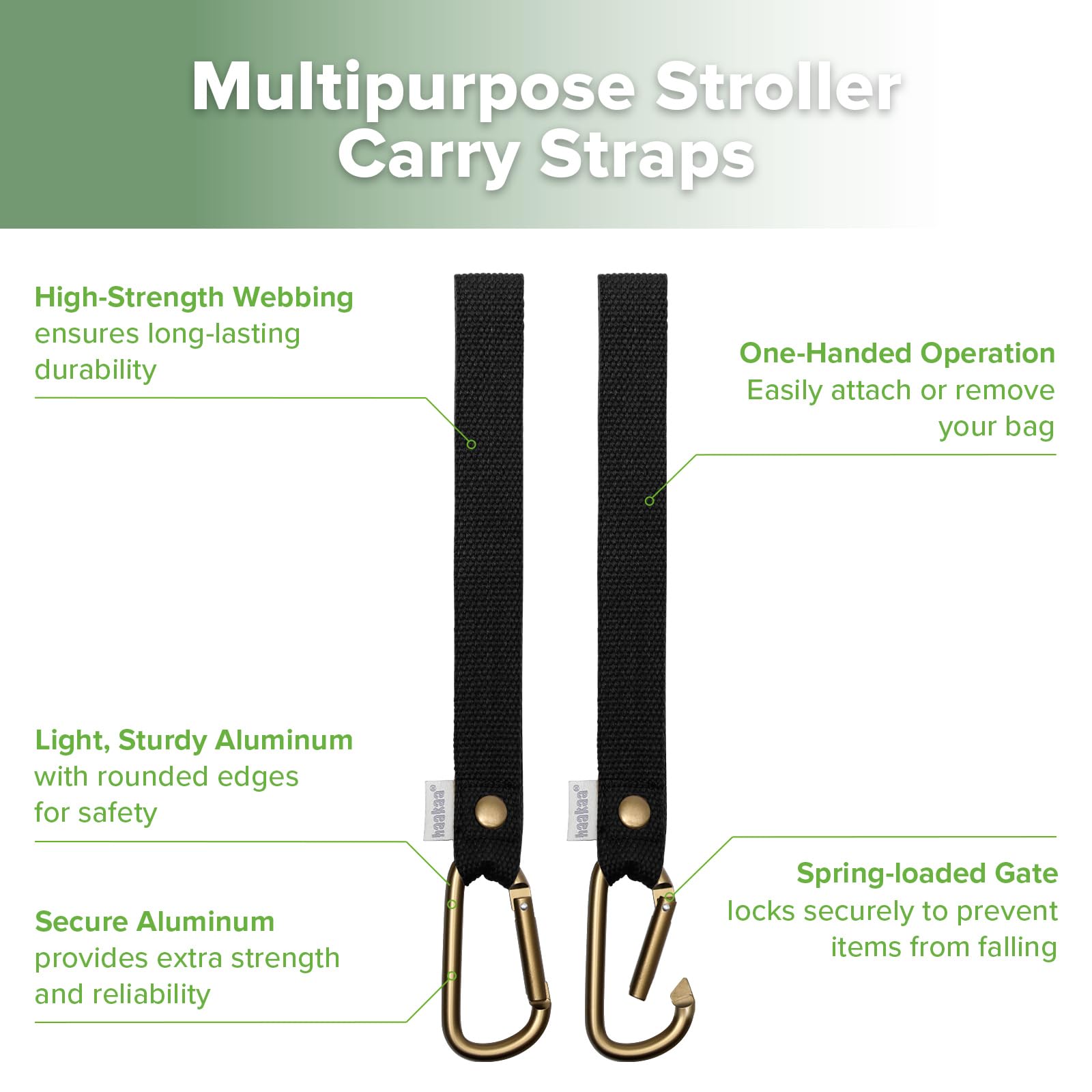 haakaa-universal-stroller-hooks-for-bags-2-pack-black image 4