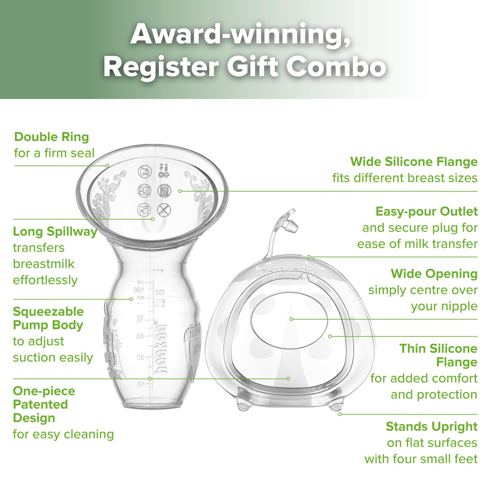 haakaa-manual-breast-pump-4oz-100ml-ladybug-milk-collector-2-5oz-75ml-combo-food image 4