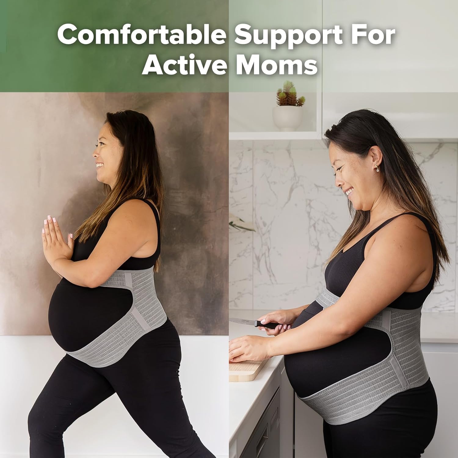 haakaa-maternity-support-belt-for-back-pain-pregnancy-belly-band-adjustable-one- image 7