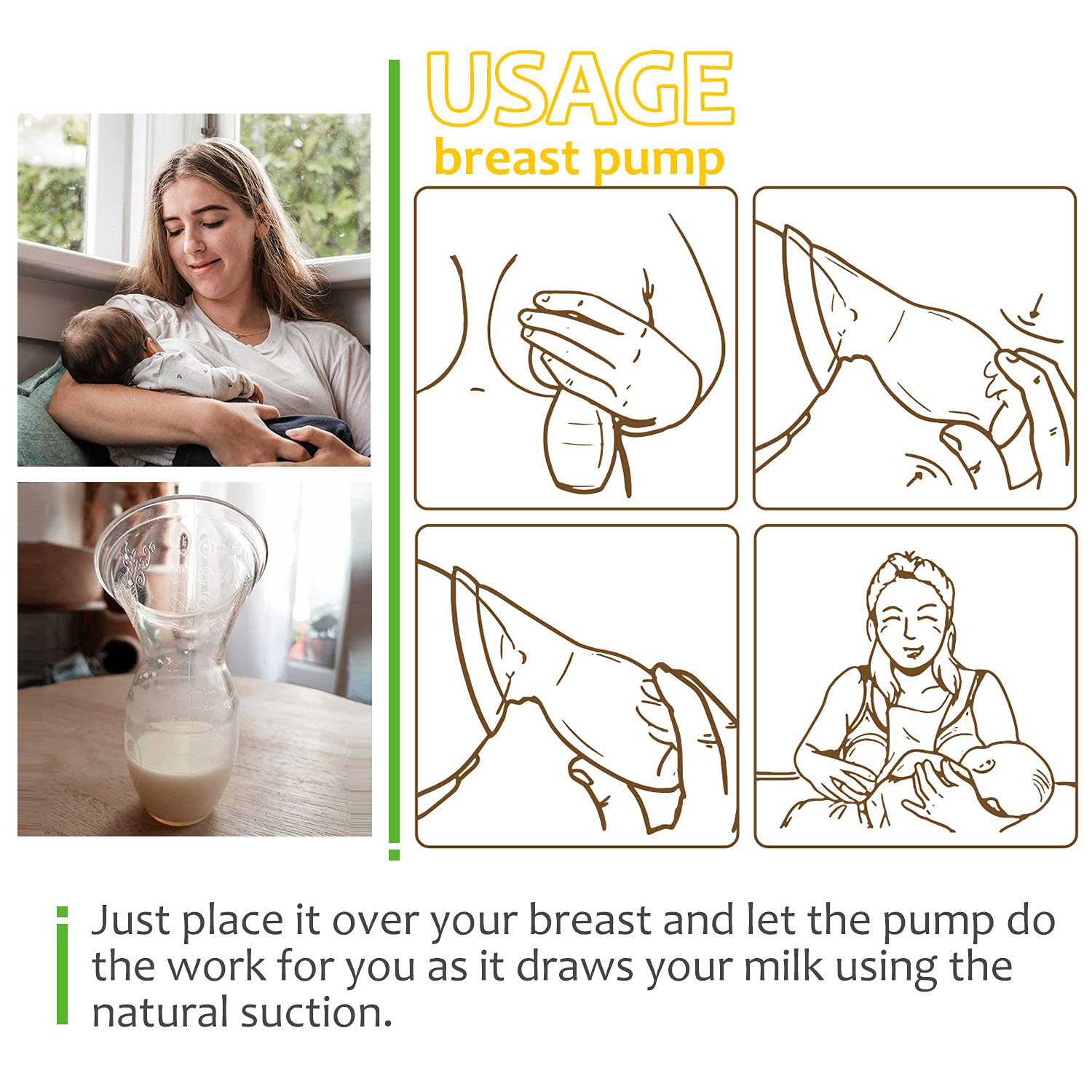 haakaa-manual-breast-pump-without-suction-base-silicone-storage-bag-combo-4oz-10 image 5