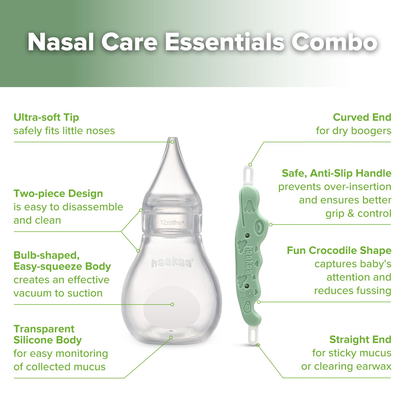 haakaa-nasal-care-essentials-combo-baby-nasal-aspirator-nose-picker-and-ear-clea image 5