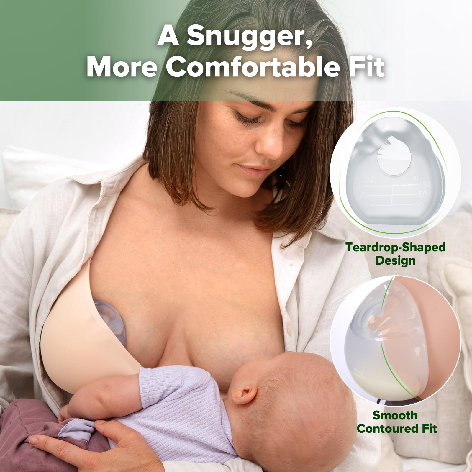 haakaa-halo-silicone-breast-milk-collector-2-in-1-wearable-manual-breast-pump-ha image 4
