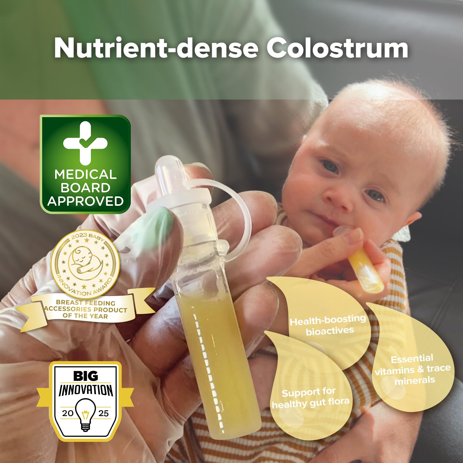 haakaa-colostrum-collector-kit-4ml-6-pcs-with-wipes-case image 2