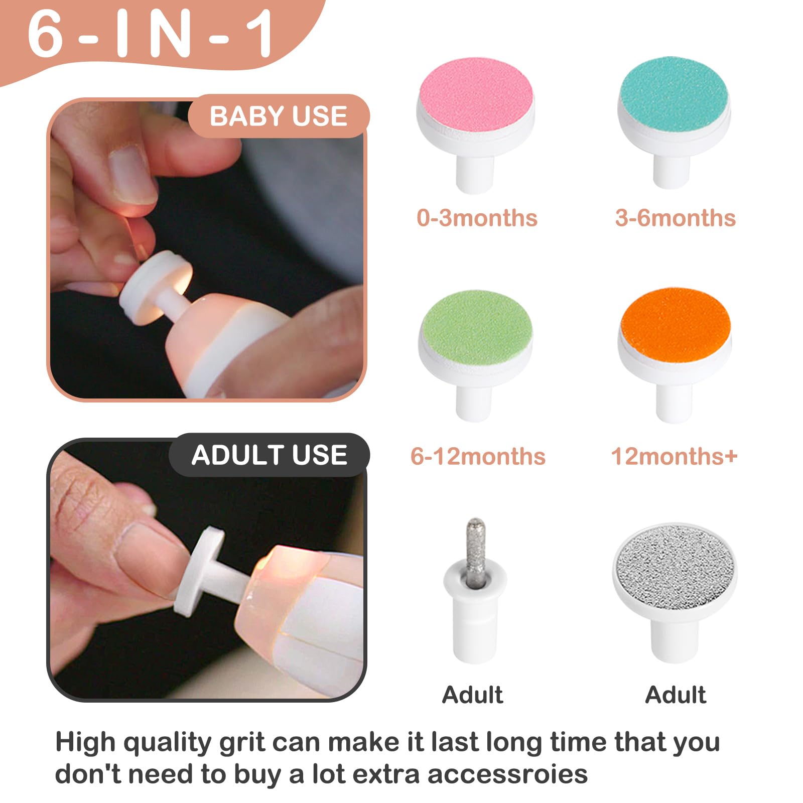 haakaa-electric-nail-care-set-pear-fect-manicure-kit-for-newborns-toddlers-and-a image 5