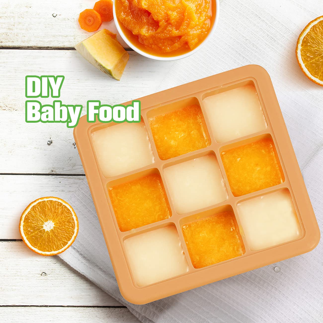 haakaa-baby-food-breast-milk-freezer-tray-with-lid-food-grade-silicone-9-x-1-2-o image 2